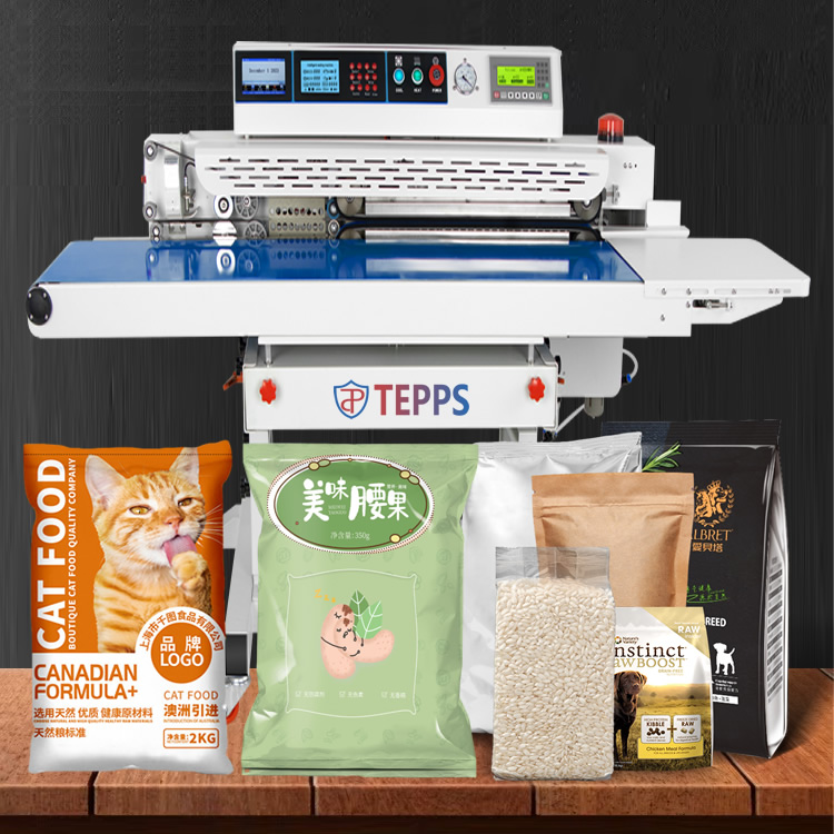 TEPPS 350QP Automatic Intelligent Inkjet Sealing Machine Nitrogen Rinsing Food Packing Machine