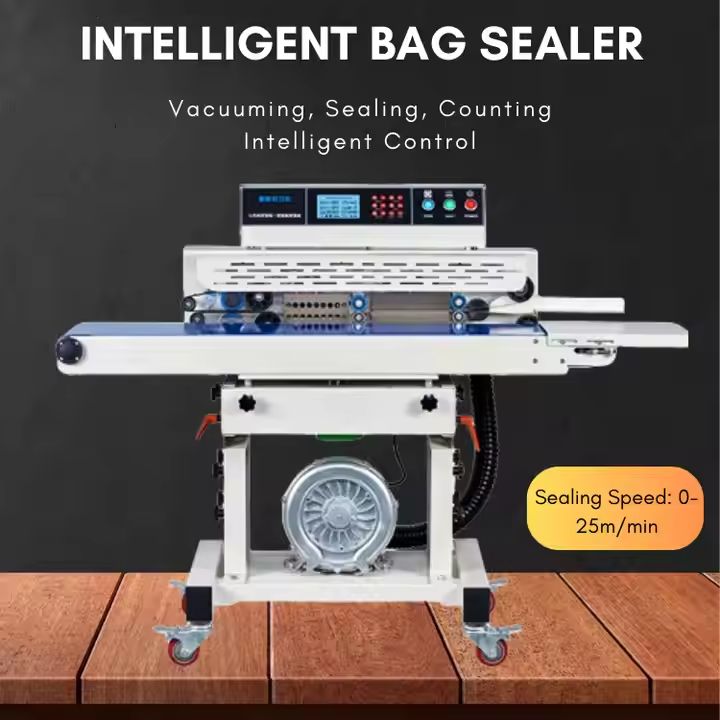 TEPPS 280XQ High-end Automatic Continuous Band Coffee Vacuum Packaging Sealing Machines Food Bag Vac